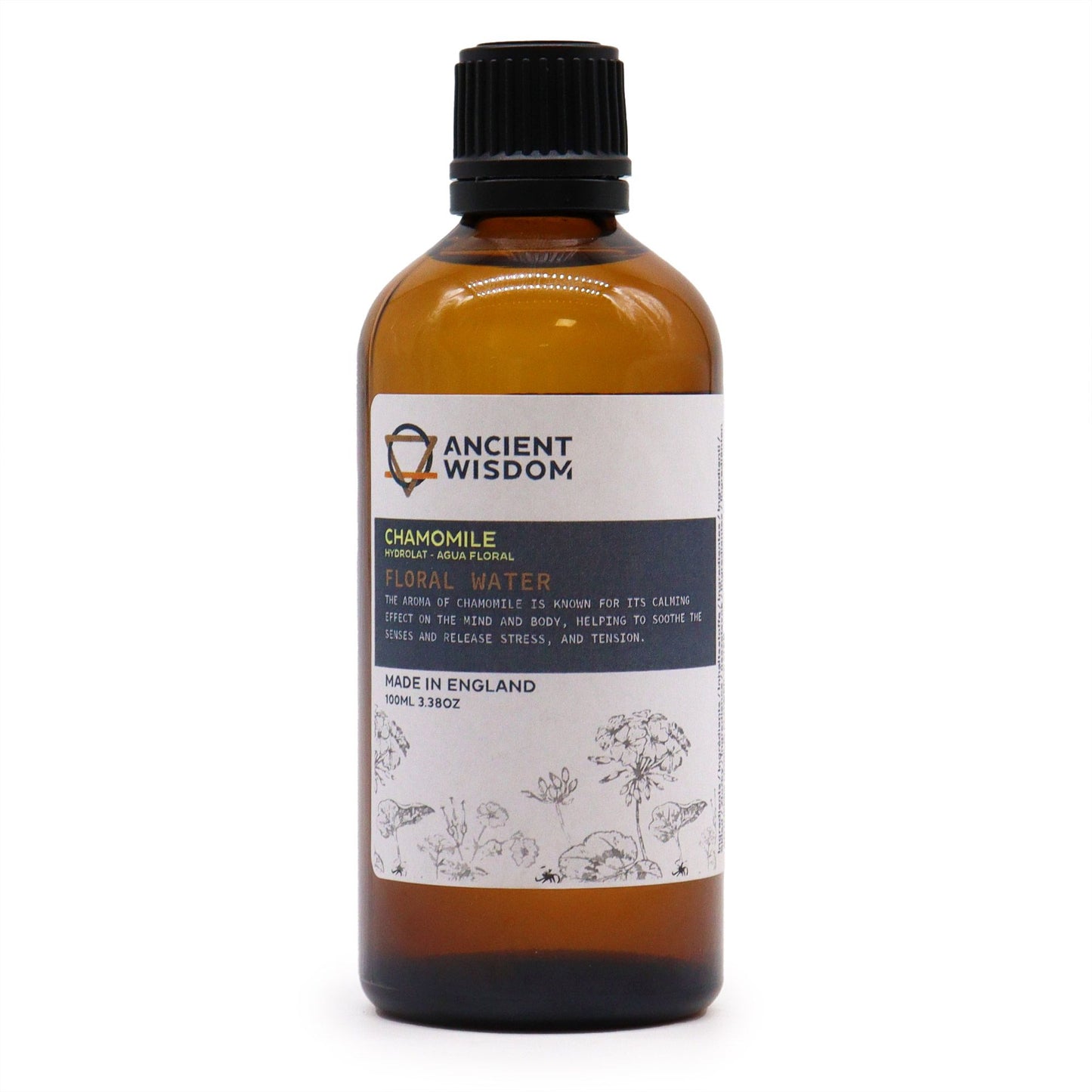 Chamomile Hydrolat Floral Water 100ml | Natural Aromatherapy Mist & Skin Toner