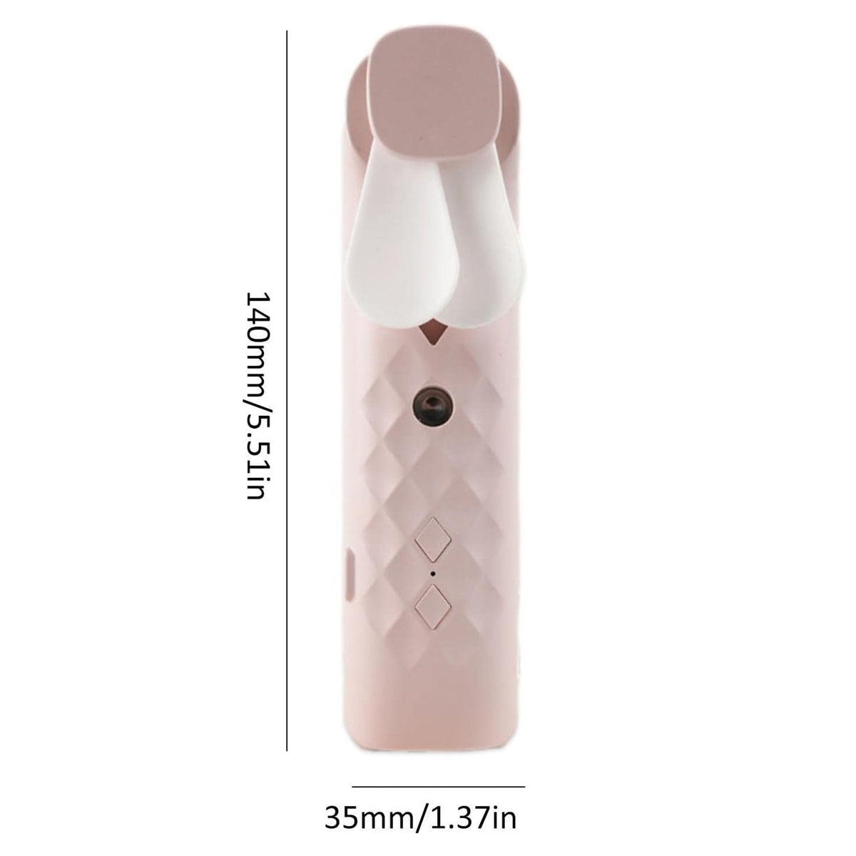 Pink Nano Mist Face Fan & Spray - USB Chargeable