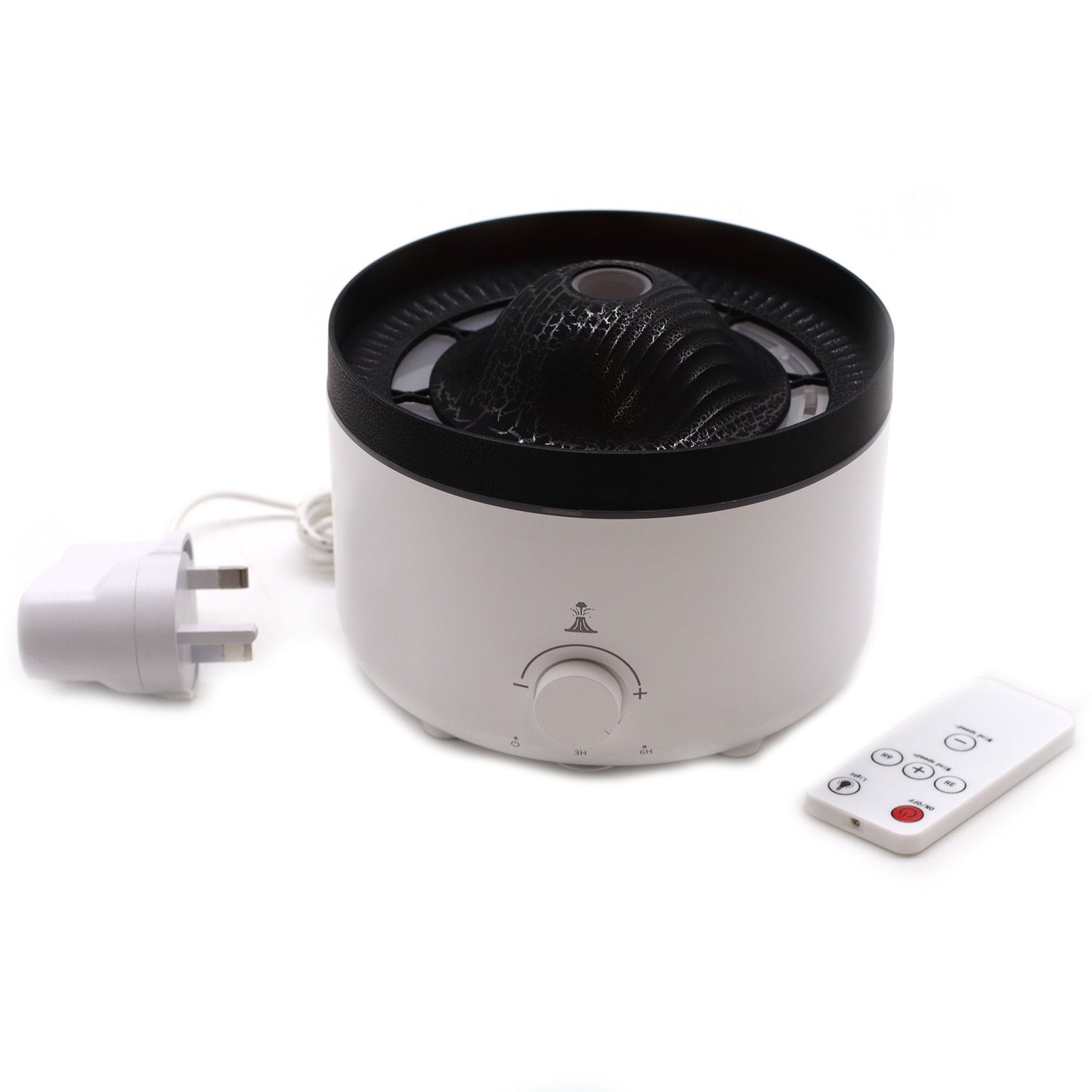 Large Volcano Effect Aroma Diffuser 560ml | Colour Changing LED Humidifier Gift