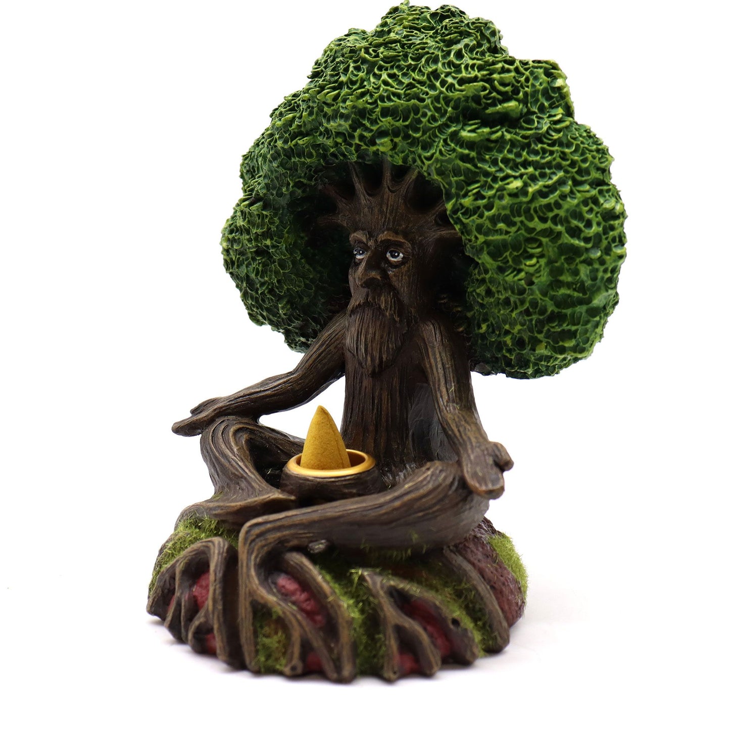 Wise Old Tree Man Backflow Incense Burner | Forest Spirit | Gothic Home Décor Gift