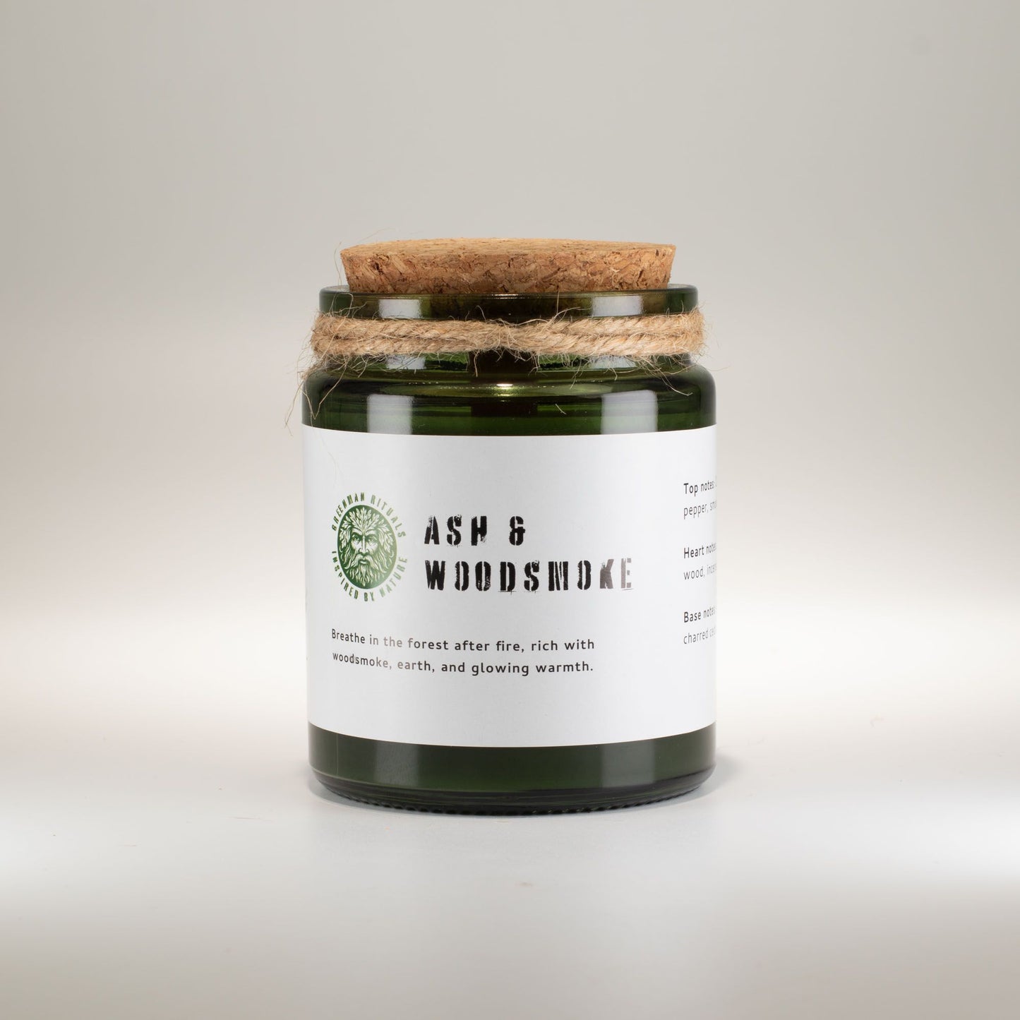 Ash & Woodsmoke Woodwick Soy Candle | Sage & Mintwood Cosy Home Fragrance Gift