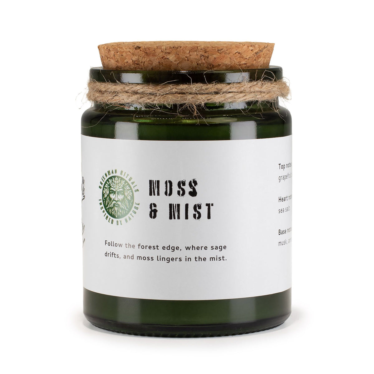 Moss & Mist Woodwick Soy Candle | Sage & Mintwood Natural Home Fragrance Gift