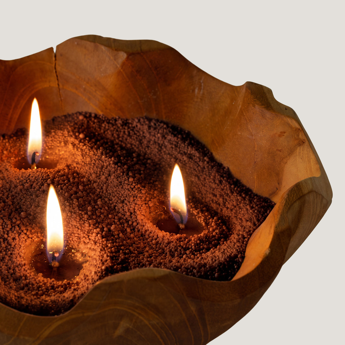Crimson Crystal Mocha Brown Candle Sand | 300g | Baccarat Rouge 540 Inspired | 60hr Burn | Made in England