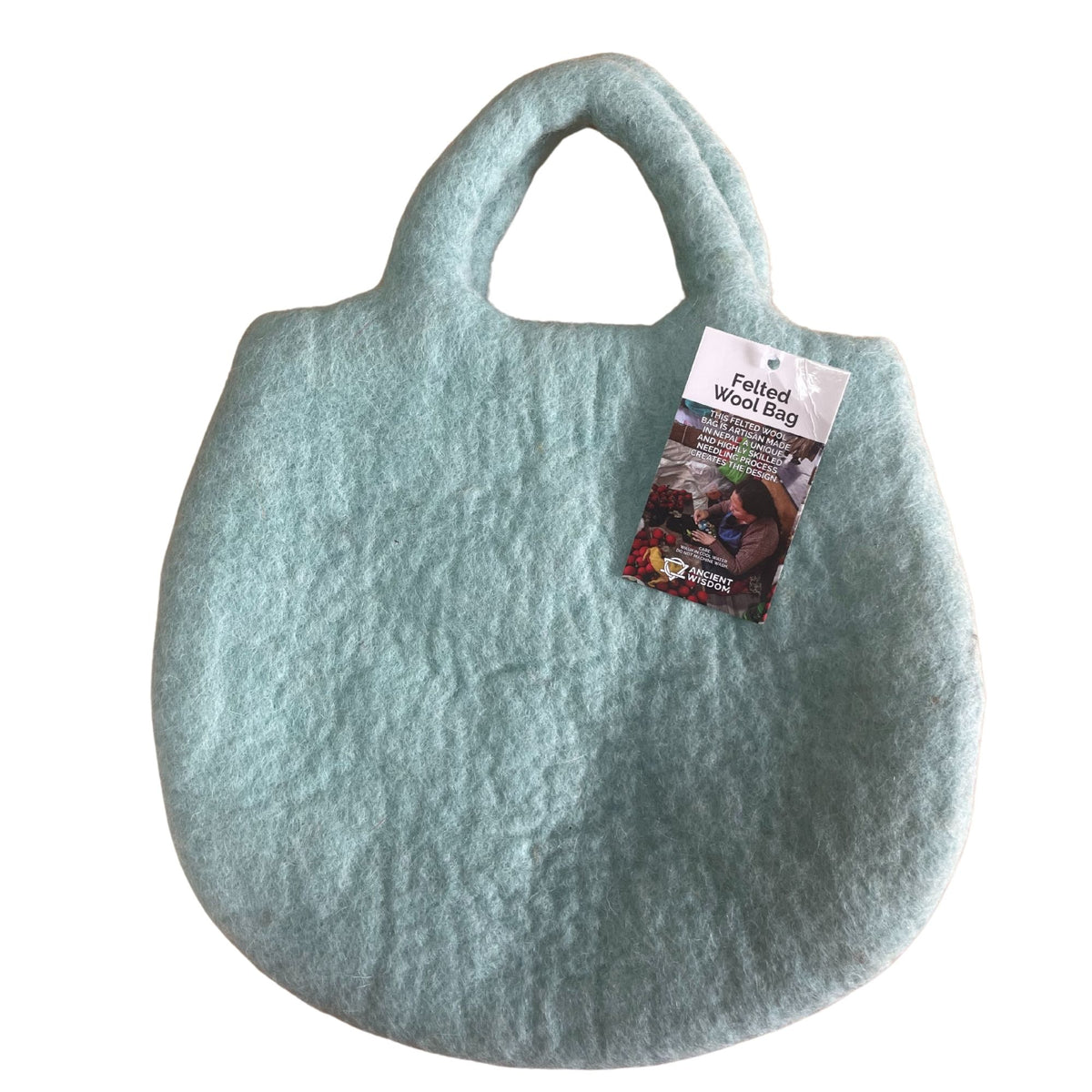 Tree & Beehive Felted Bag | Handmade in Nepal | Fair Trade
