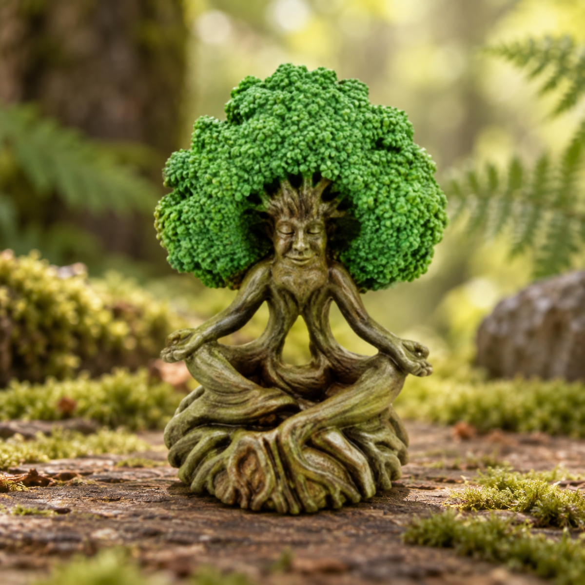 Wise Old Tree Man Backflow Incense Burner | Forest Spirit | Gothic Home Décor Gift