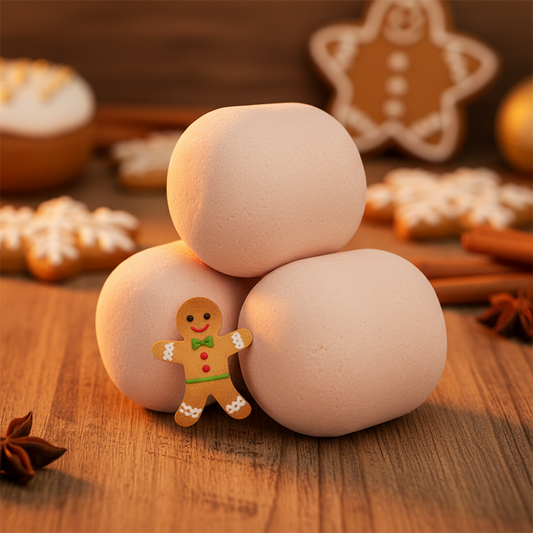 Gingerbread Shower Steamers Lifestyle