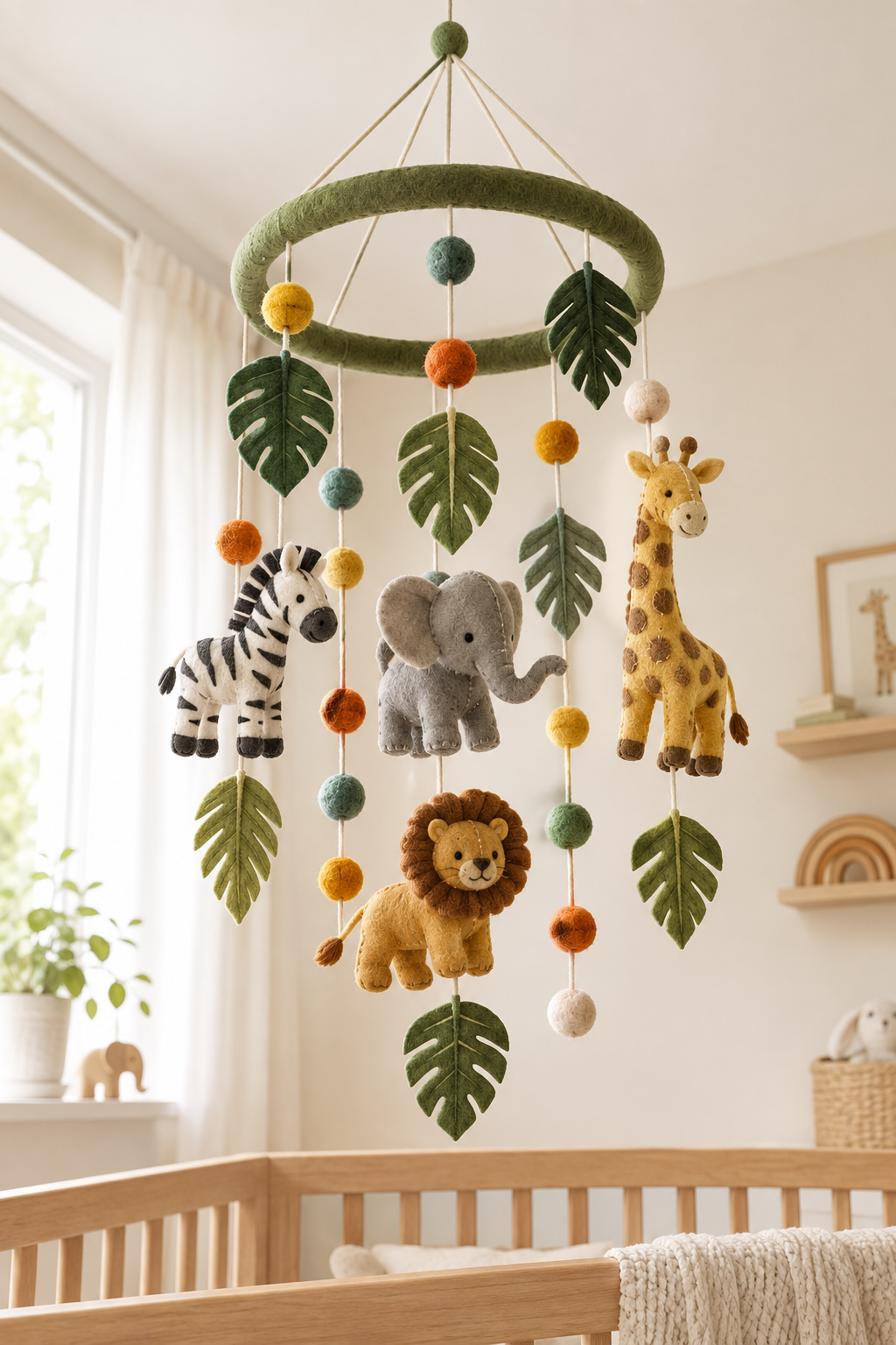 Handmade Felt Safari Mobile Lifestyle