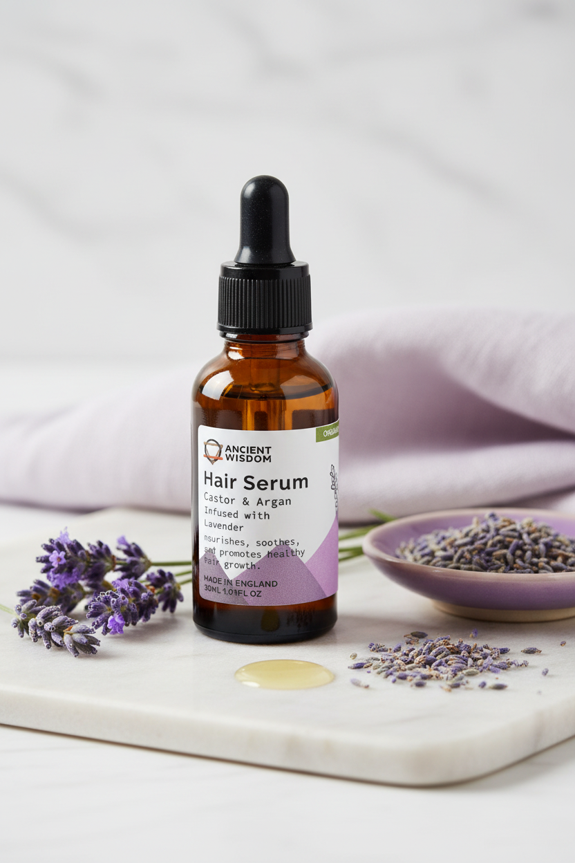 Lavender Organic Hair Serum Lifestyle