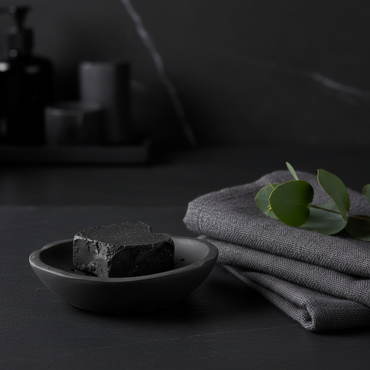 Matte Black Soap Dish Lifestyle