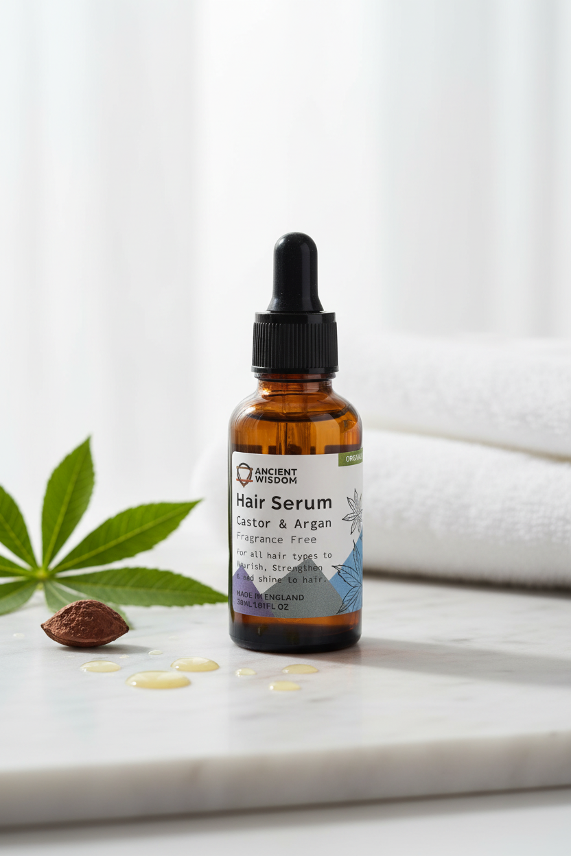 Organic Hair Serum Lifestyle