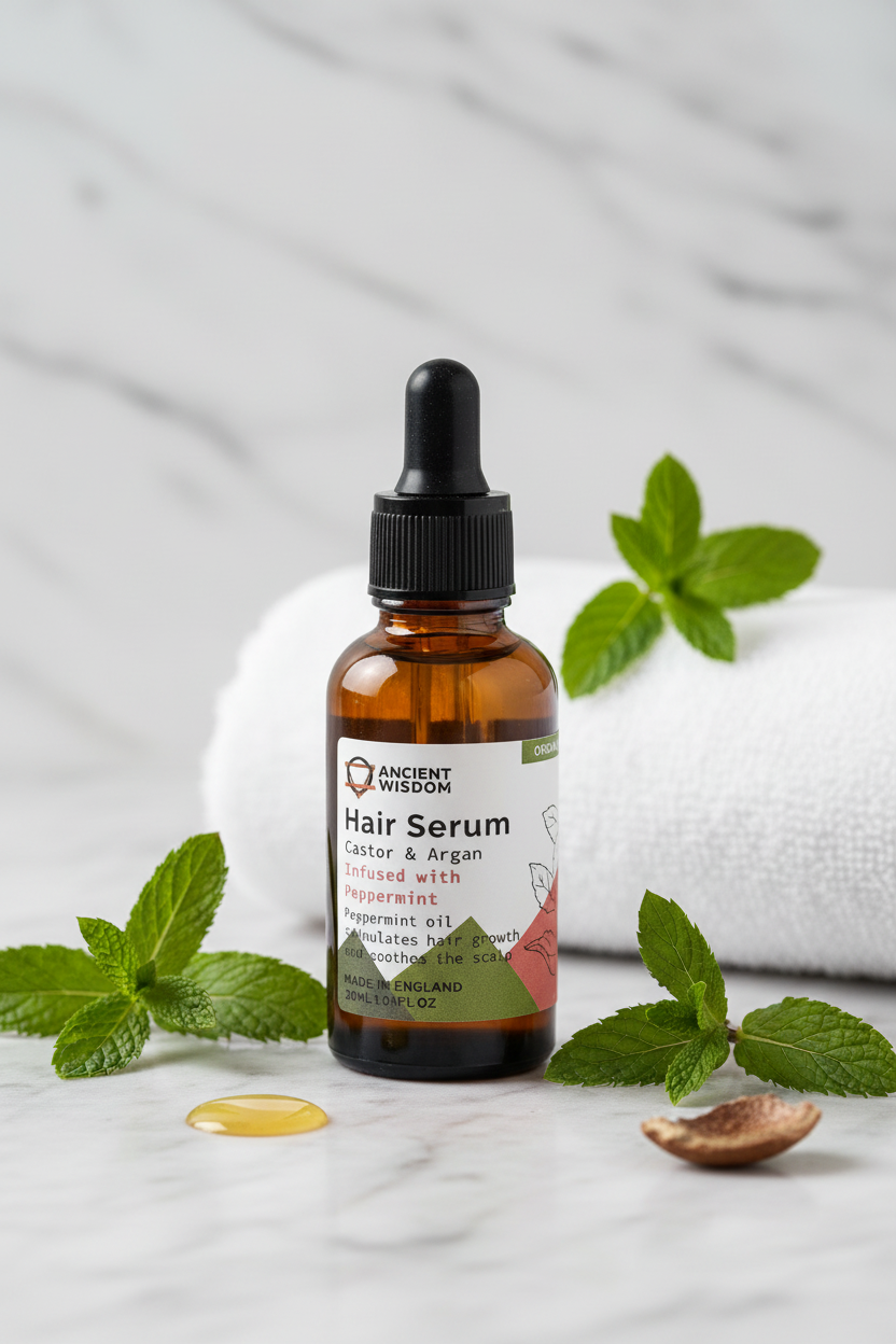 Peppermint Organic Hair Serum Lifestyle