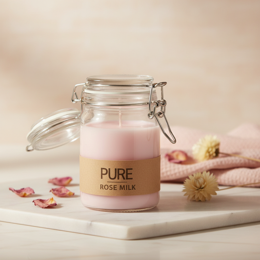 Pure Pink Candle Lifestyle