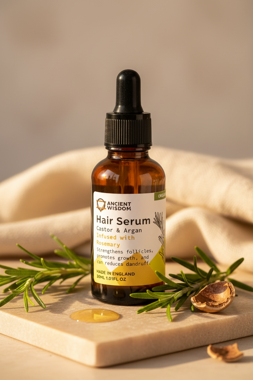 Rosemary Organic Hair Serum Lifestyle