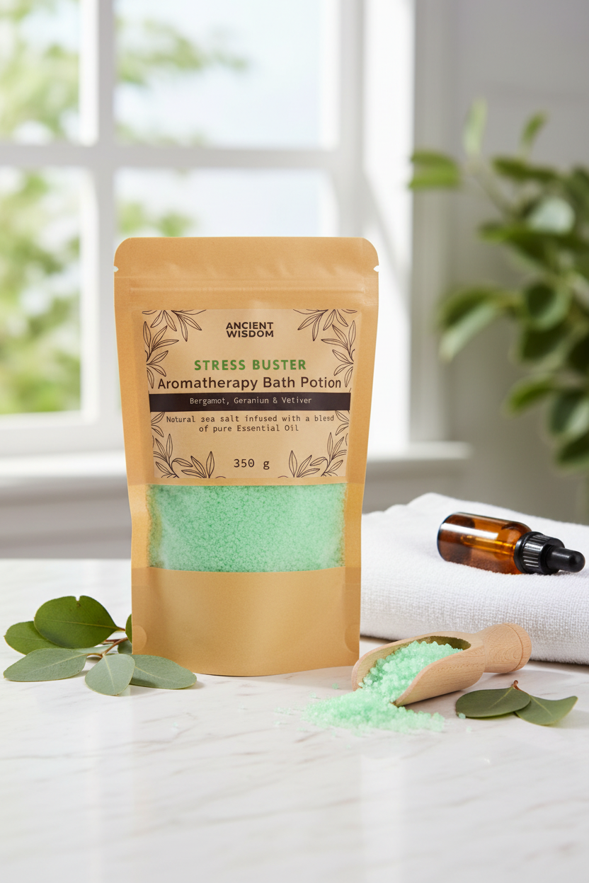 Stress Buster Bath Potion Lifestyle